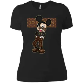 Best Louis Vuitton Mickey Fashion T-shirt Women Cotton T-Shirt