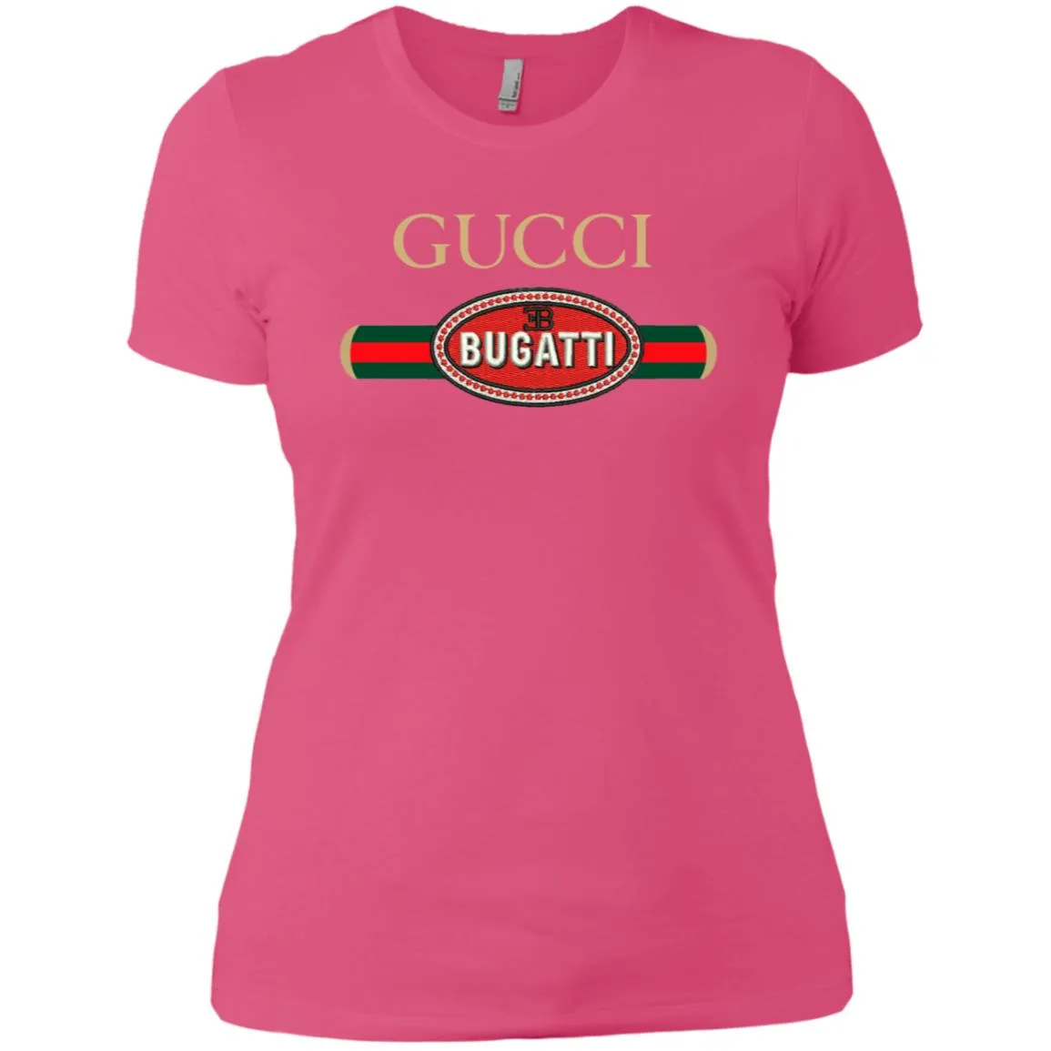 Gucci Bugatti Shirt Women Cotton T-Shirt