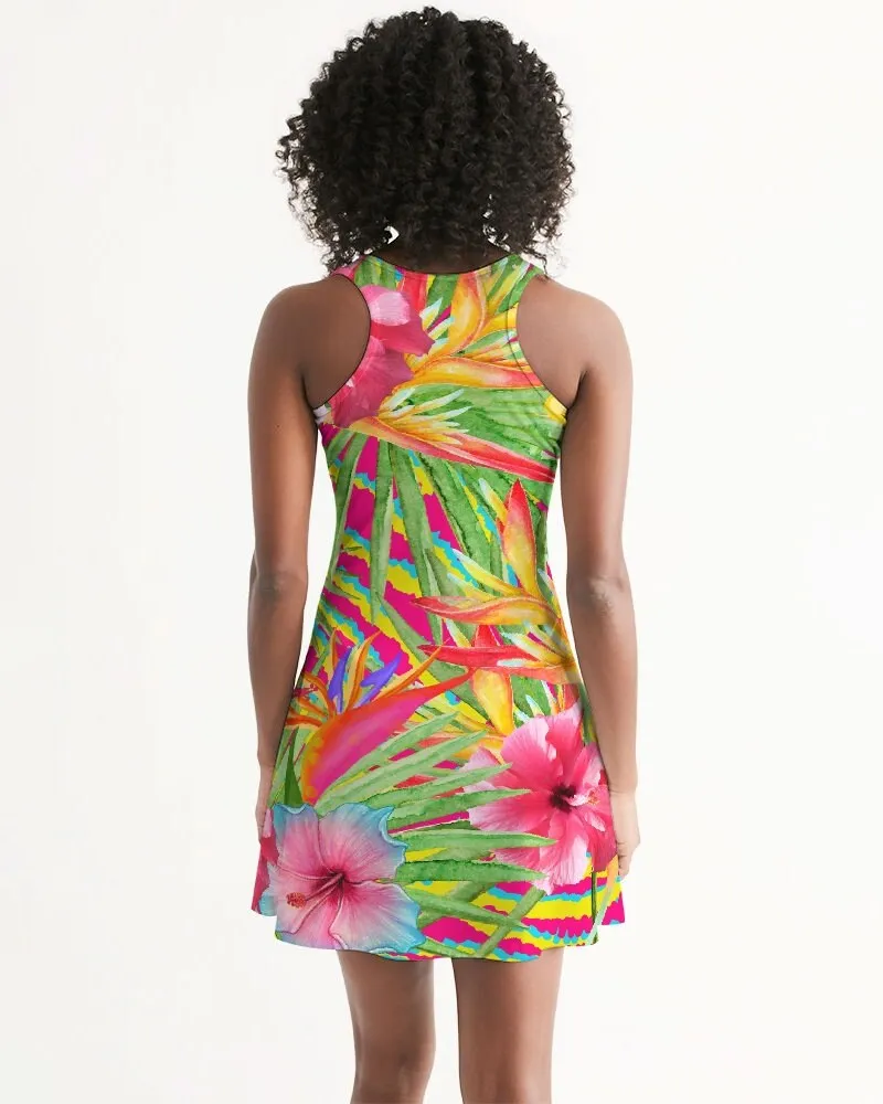 Paradise Island Floral Racerback Dress