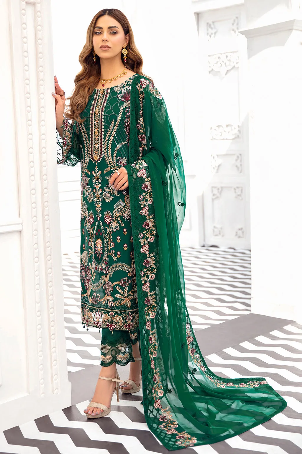 Ramsha Rangoon Chiffon Collection Vol-8 – D-802